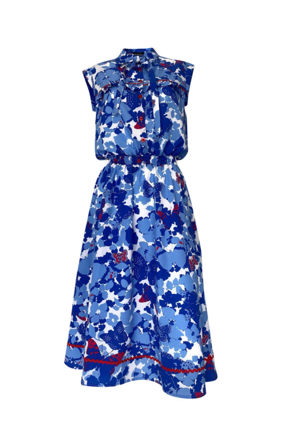 mitzi butterflies red/blue