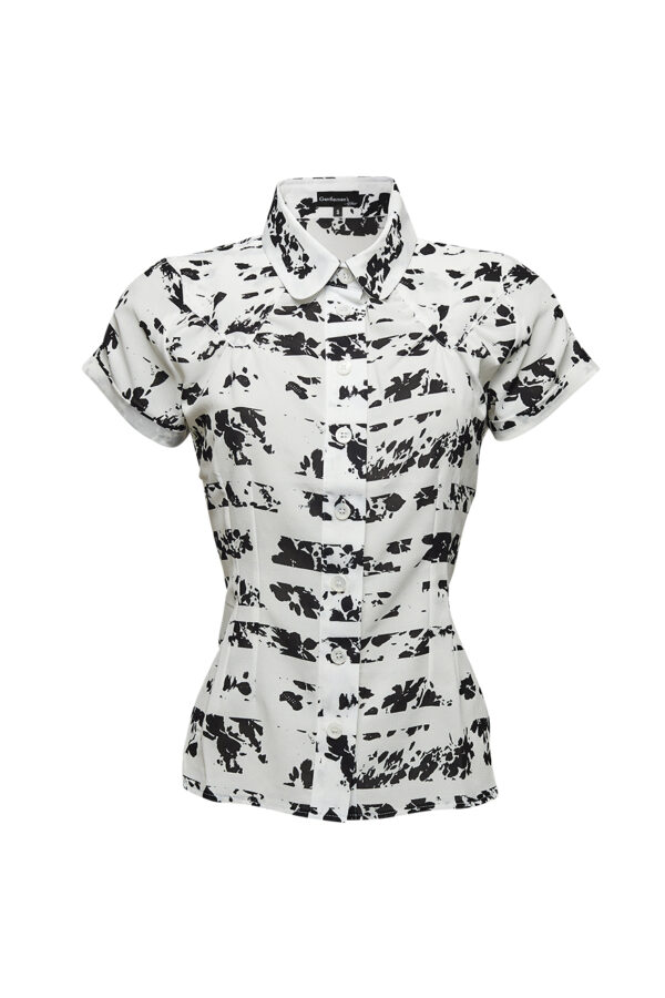 catalina white/black foto crepe
