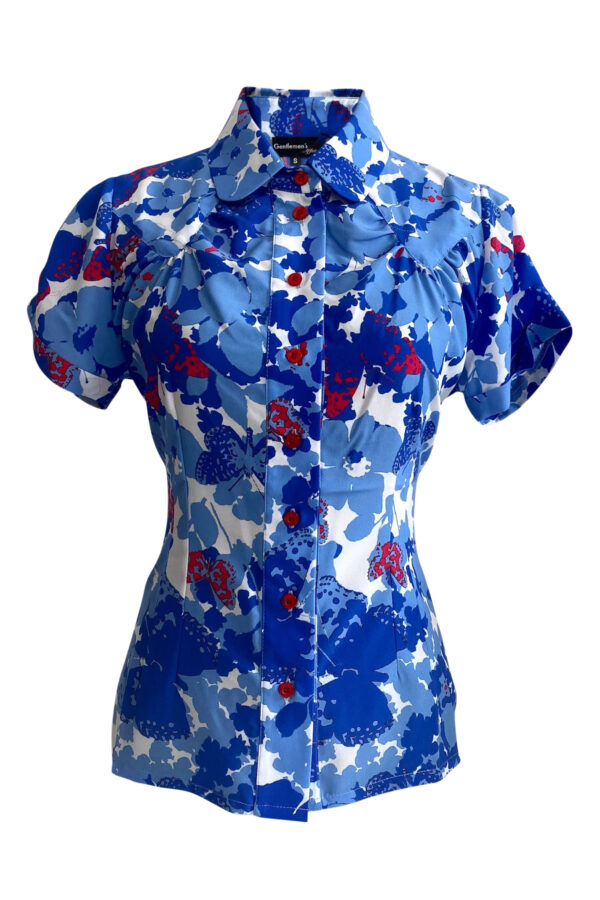 catalina butterflies red/blue