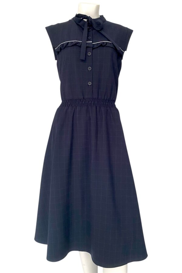 mitzi navy check