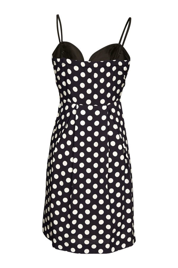 rimini navy/white dots